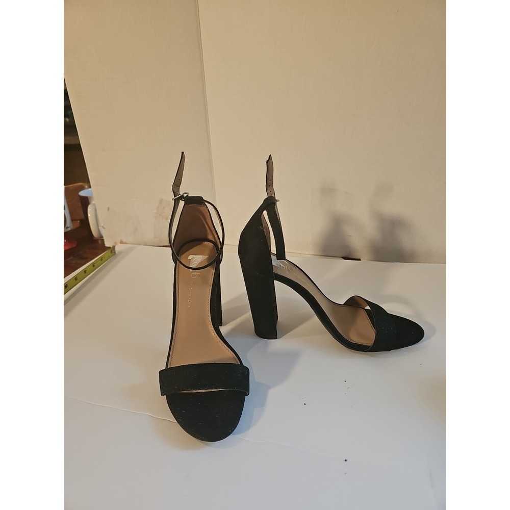 Rohb By Joyce Azria Women's Bella High  Heel‎ Black  Suede Size 7.5